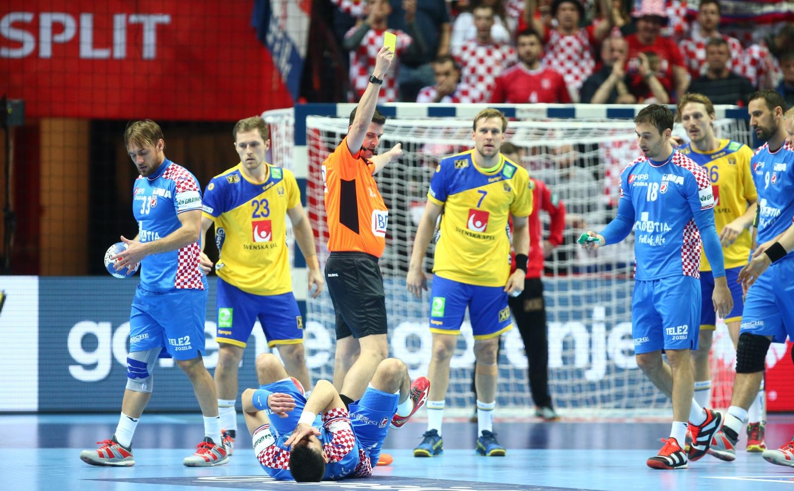 Spaladium Arena, Split – Europsko rukometno prvenstvo, skupina A, 3. kolo, Hrvatska – Švedska