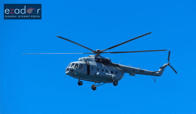 Đir po gradu 23. kolovoza 2017. Helikopter