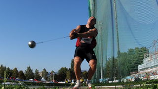 Zagreb, 130911.
IAAF World Challenge Zagreb 2011, 
61. memorijal Borisa Hanzekovica na atletskom stadionu Mladost na Savi.
Na slici: Krisztian Pars.
Foto: Srdjan Vrancic / CROPIX