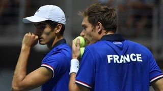 Davis Cup: Ivan Dodig/Marin Čilić – Nicolas Mahut/Pierre-Hugues Herbert 3-1. Photo. Hrvoje Jelavić/PIXSELL