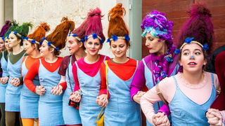 Paški zimski karneval 2017.- Maškarane skupine u karnevalskoj povorci Paški zimski karneval 2017.- Maškarane skupine u karnevalskoj povorci