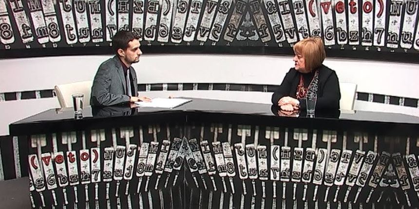 Sanjin Španović i Anka Mrak Taritaš u emisiji Veto Jabuka TV Sanjin Španović i Anka Mrak Taritaš u emisiji Veto Jabuka TV