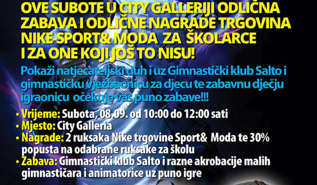 City Galleria – Zabava uz Nike – Sport&MOda