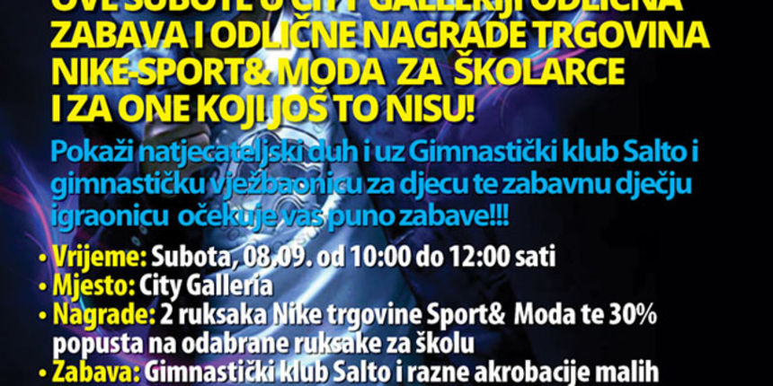 City Galleria – Zabava uz Nike – Sport&MOda