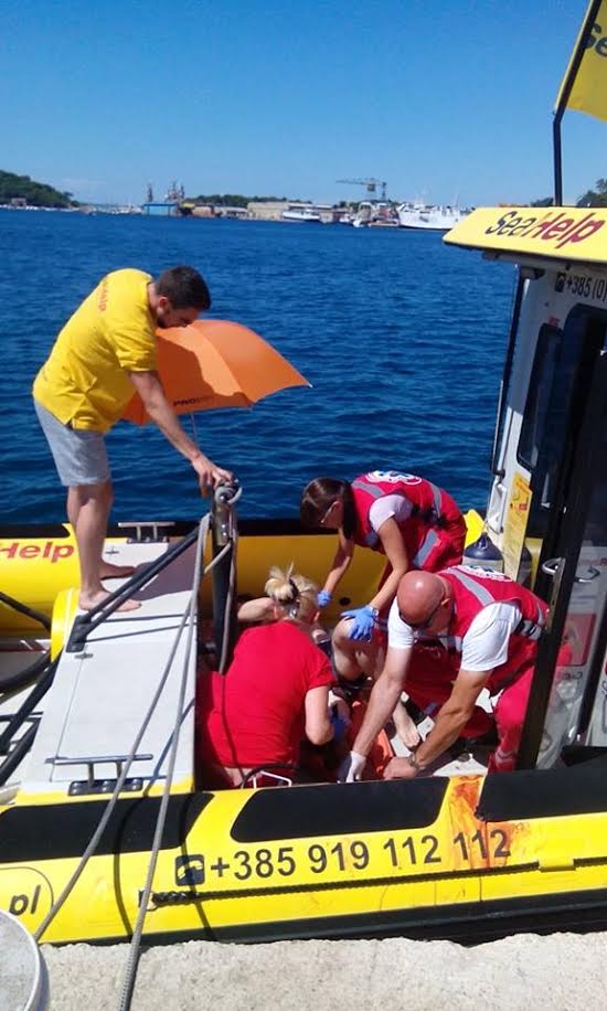 Teško ozljeđen kupač na Malom Lošinju