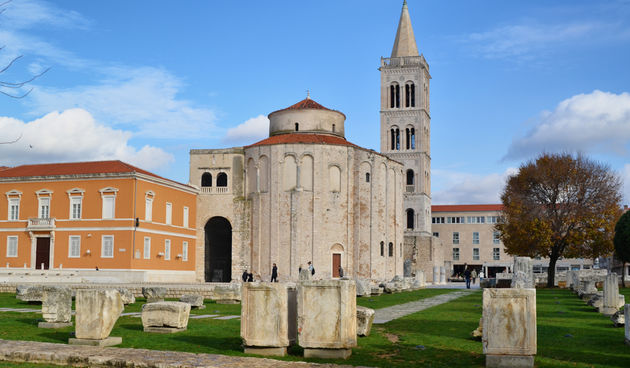 Đir po gradu 19.12.2014///gradzadar, forum, suncano