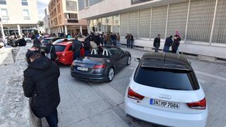 Audi Hrvatska organizirala je ekskluzivnu prezentaciju sportskih automobila Audi S i RS modela na Forumu. Photo: Dino Stanin/PIXSELL Audi Hrvatska organizirala je ekskluzivnu prezentaciju sportskih automobila Audi S i RS modela na Forumu. Photo: Dino Stanin/PIXSELL