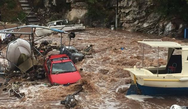 Poplava i štete u Sali na Dugom otoku