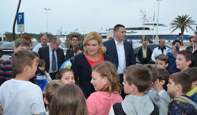 Predsjednica Kolinda Grabar Kitarović posjetila Novalju