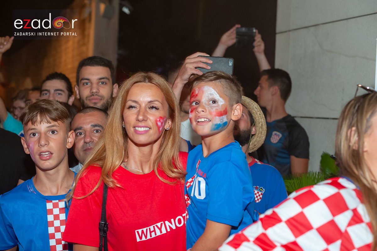 Zadar je gorio: Velika fešta nakon plasmana Vatrenih u finale Svjetskog prvenstva