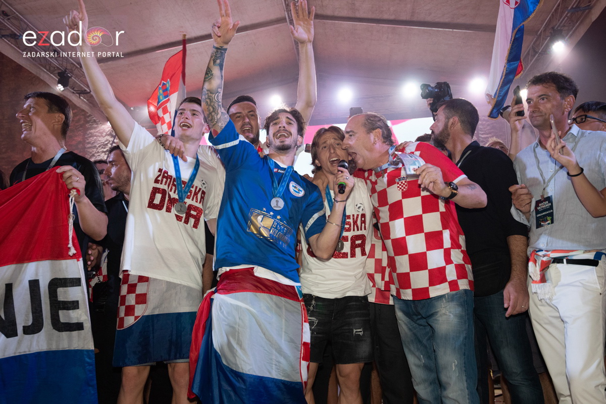 Veličanstven doček četvorice zadarskih Vatrenih