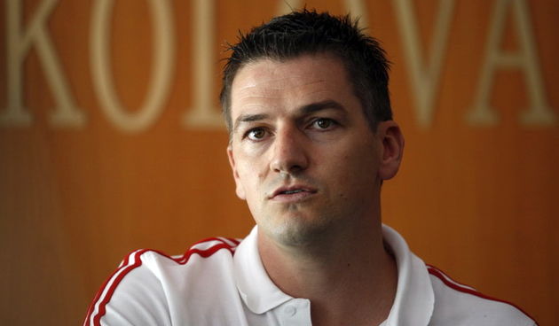 Zadar, 190810
Izbornik kosarkaske reprezentacije Hrvatske Joke Vrankovic na pressici u Hotelu Kolovare.
Foto: Jure Miskovic / CROPIX