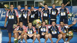 Rim, 010809. 
13 Svjetsko prvenstvo prvenstvo Rim 2009.
Vaterpolo utakmica za trece mjesto:  Hrvatska – Amerika.
Foto: Vladimir Dugandzic / CROPIX