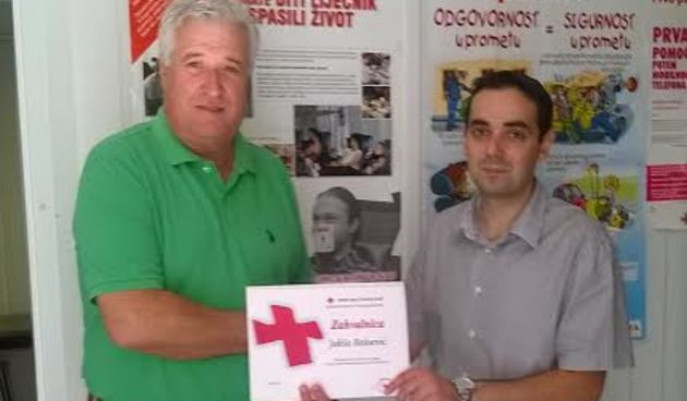 Jakša Baloević pomogao organizaciju dragovoljnog darivanja krvi.