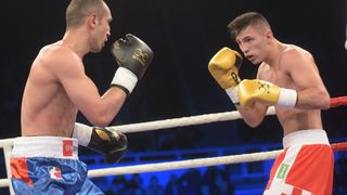 Svjetska boksacka liga, grupa B C1, kategorija 75 kg, Edin Avdic (Croatian Knights) – Nizar Trimech (France Fighting Roosters).