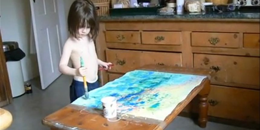 Malenoj Iris dijagnosticiran ja autizam 2011, ali iako ne priča, s roditeljima i ostatkom svijeta komunicira svojim prekrasnim slikama