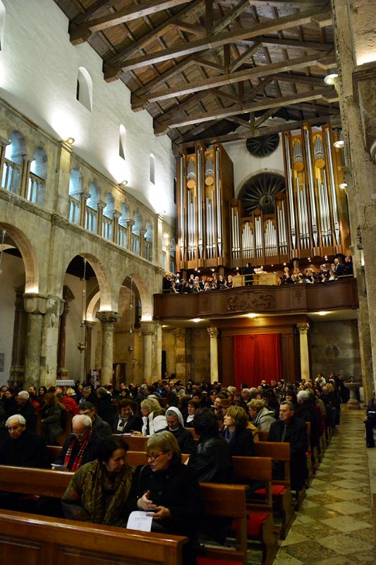 Obljetnički koncert HPGD Zoranić u katedrali, foto: I. Perinčić