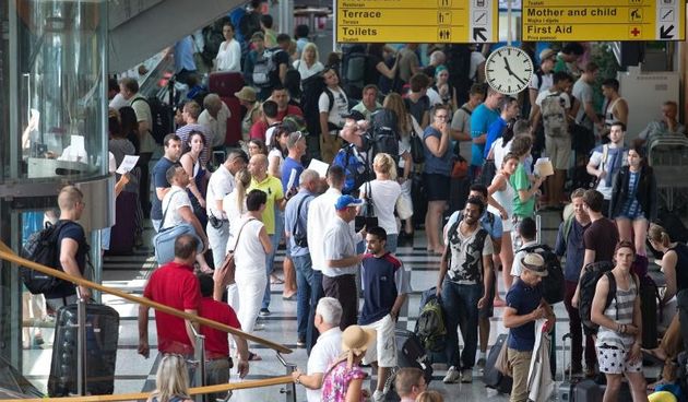 Split – Dan uoci pocetka festivala Ultra pojacan je promet putnika u Zracnoj luci Split. Photo: Davor Puklavec/PIXSELL