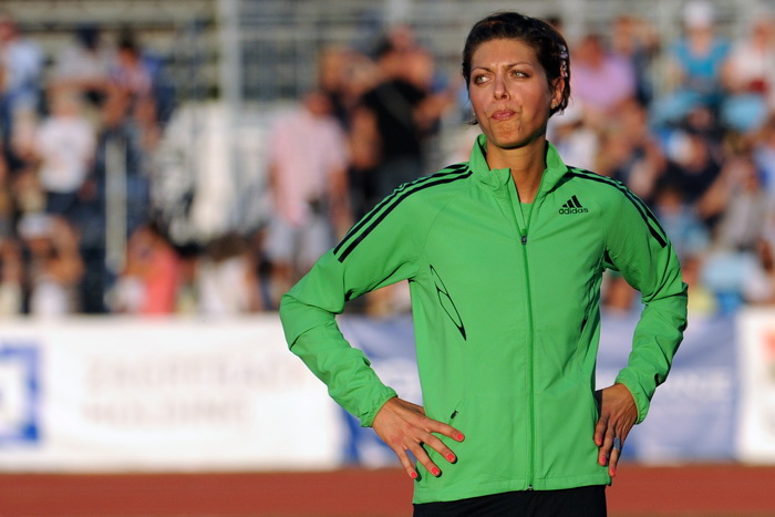 Zagreb, 130911.IAAF World Challenge Zagreb 2011, 61. memorijal Borisa Hanzekovica na atletskom stadionu Mladost na Savi.Na slici: Blanka Vlasic.Foto: Srdjan Vrancic / CROPIX