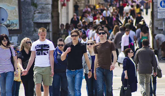 Đir po gradu 1. svibnja 2010. Ulica, gužva, ljudi (Foto:Saša Čuka)