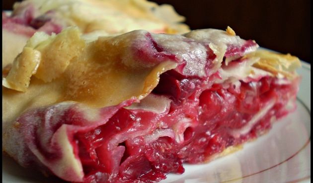 Štrudla od višnje, foto: www.pticica.com