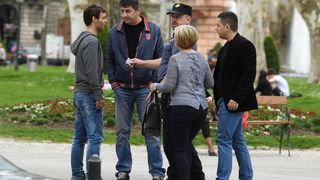 Incident nakon izricanja presude Komšiću: Stric ubijene Kristine nasrnuo na prolaznika Incident nakon izricanja presude Komšiću: Stric ubijene Kristine nasrnuo na prolaznika