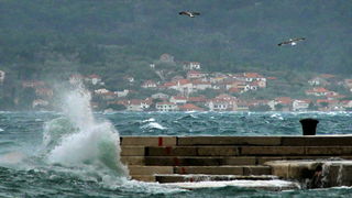 Olujno jugo u Zadru, nedjelja 6. prosinca 2020. godine