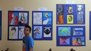 U koncertnoj dvorani Glazbene škole otvorena izložba “Likovnionica” U koncertnoj dvorani Glazbene škole otvorena izložba “Likovnionica”