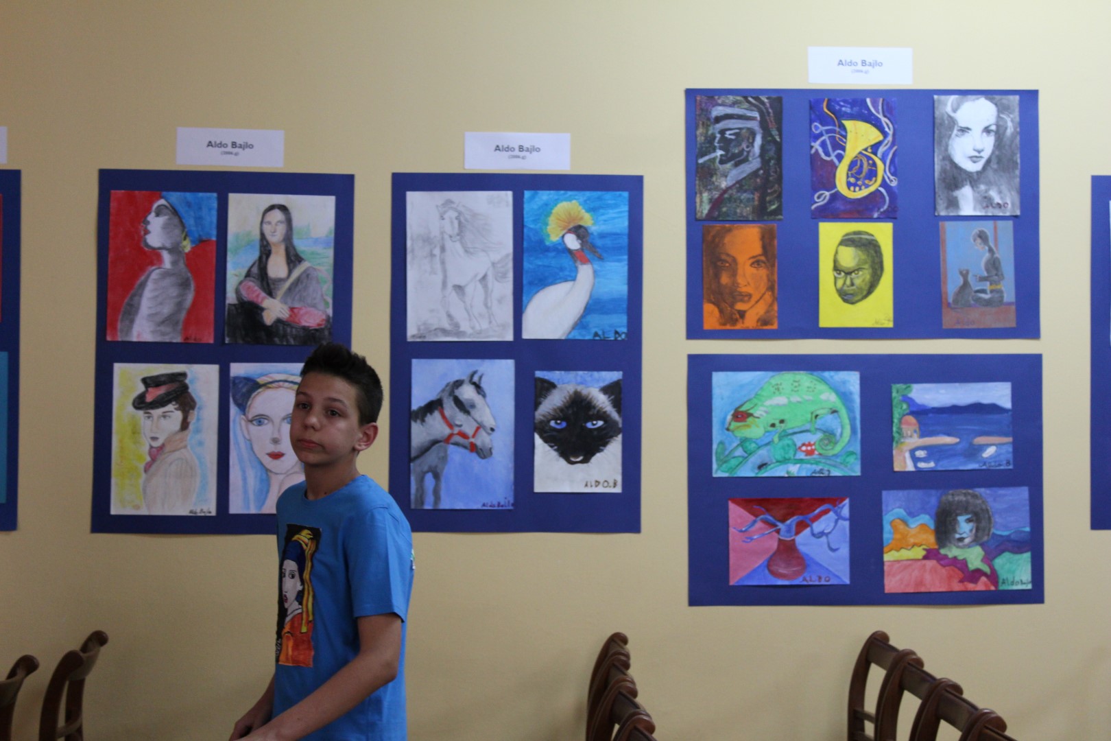 U koncertnoj dvorani Glazbene škole otvorena izložba “Likovnionica” U koncertnoj dvorani Glazbene škole otvorena izložba “Likovnionica”