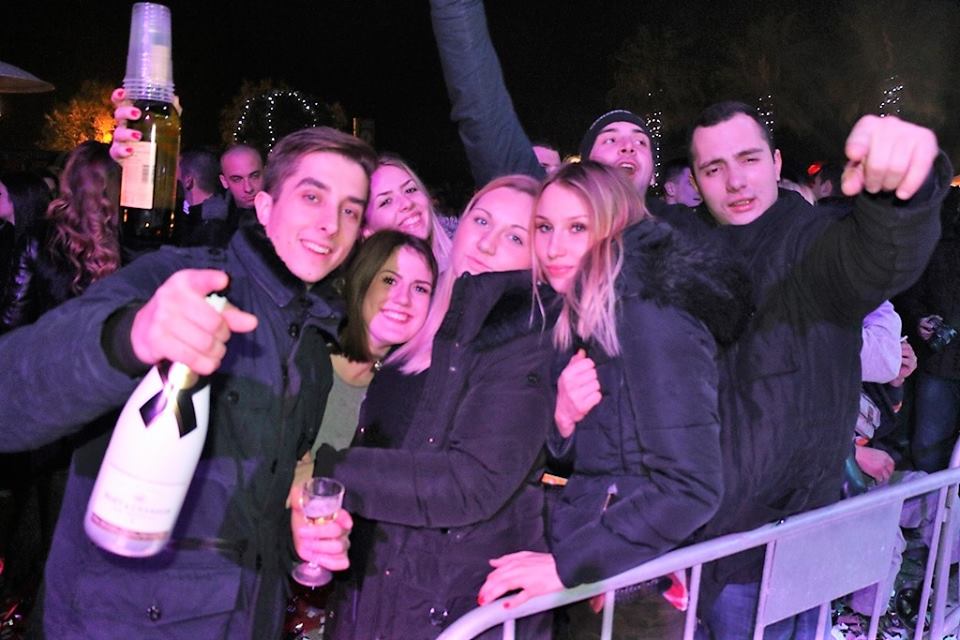 Spektakularni doček Nove 2017. godiner u Viru