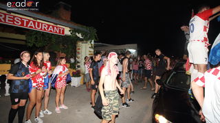 Bibinje: Navijanje za Vatrene i fešta nakon pobjede nad Engleskom