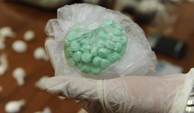 U sjedistu Uprave policije Sibensko-kninske zupanije odrzana konferencija za medije na kojoj su predstavljeni rezultati oko zaplijene droge. Zaplijenjena droga na trzistu vrijedi preko 100 000 kuna. Photo: Hrvoje Jelavic/PIXSELL