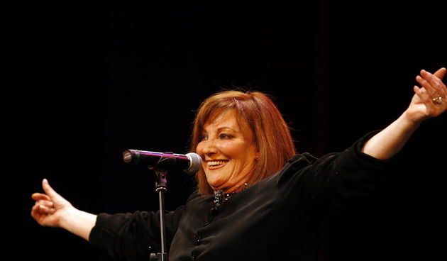 Zadar, 091210. 
Hrvatska kazalisna kuca Zadar.
Hrvatska glazbena diva Tereza Kesovija odrzala je humanitarni bozicni koncert Rotary Cluba Zadar 2010.
Foto: Jure Miskovic / CROPIX