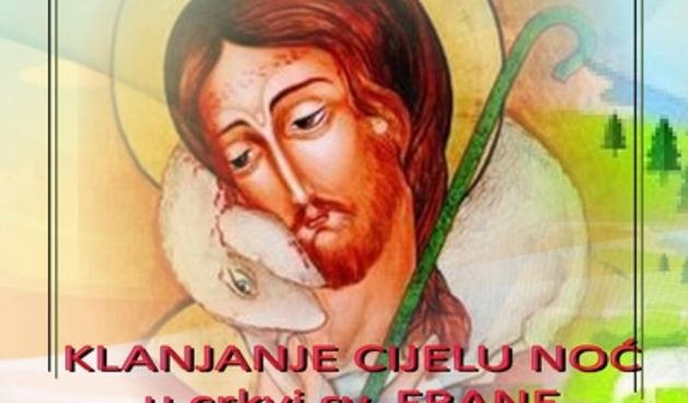 Cijelonoćno klanjanje u crkvi Sv. Frane