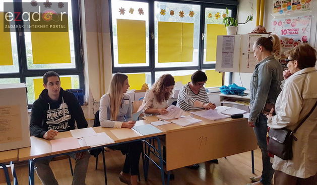 Lokalni izbori 2017. – Glasovanje u OŠ Šimuna Kožićića Benje