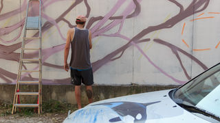 Pripreme za KvartArt festival: grafiteri u akciji