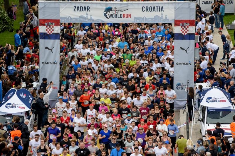 Zadar: Start najbrojnije svjetske utrke Wings For Life World Run, Photo: Dino Stanin/PIXSELL Zadar: Start najbrojnije svjetske utrke Wings For Life World Run, Photo: Dino Stanin/PIXSELL