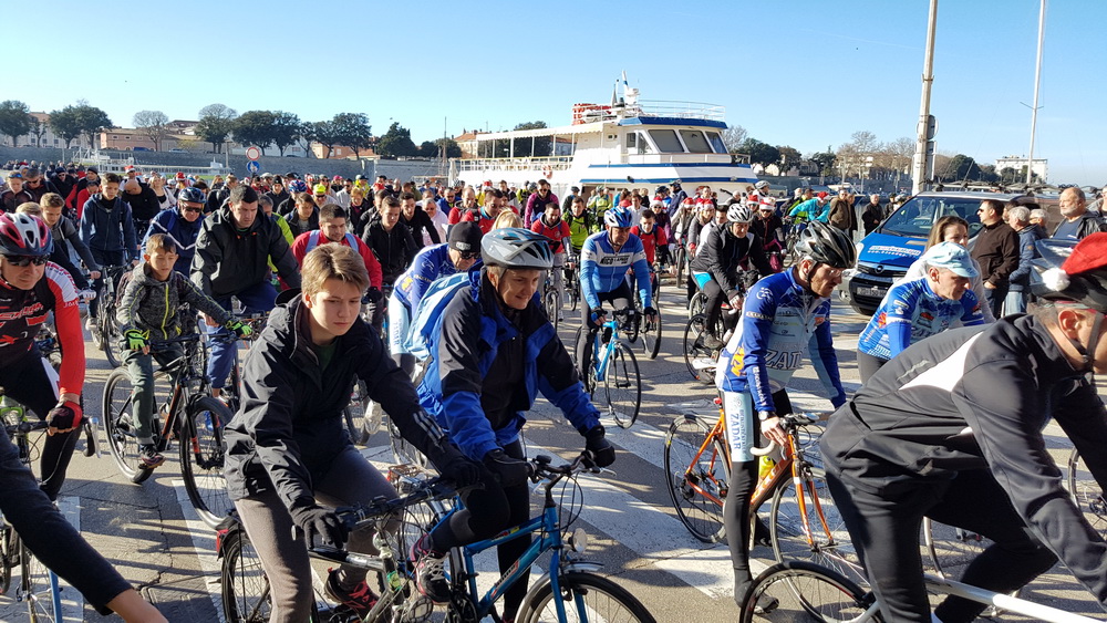 Start tradicionalne, 19. po redu Božiće biciklijade Zadar – Vir Start tradicionalne, 19. po redu Božiće biciklijade Zadar – Vir