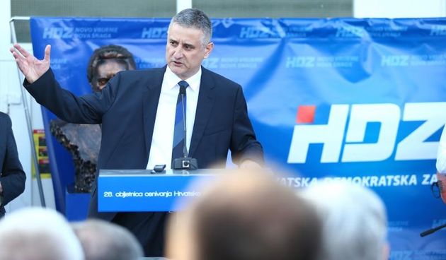 17.06.2015., Zagreb – Proslava 26. obljetnice osnutka Hrvatske demokratske zajednice u bistrou NK Jarun. Tomislav Karamarko. Photo: Slavko Midzor/PIXSELL