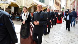 Predstavljanje svečane zadarske pučke nošnje, foto: Iva Perinčić Predstavljanje svečane zadarske pučke nošnje, foto: Iva Perinčić