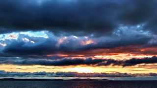 Plameni zalazak na Punta Skali, foto: L. Kvarantan