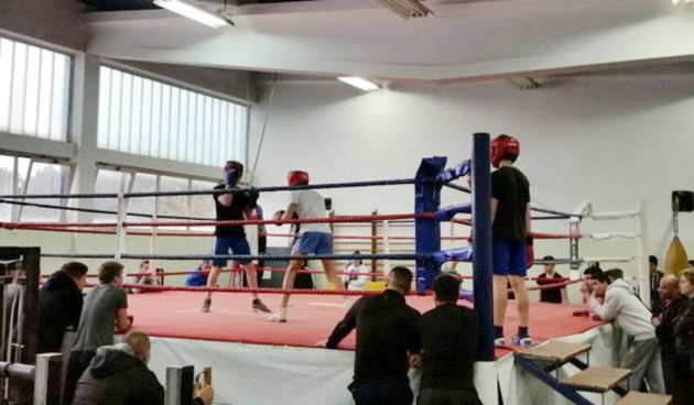 Javni boksački sparing u dvorani BK Diabolik