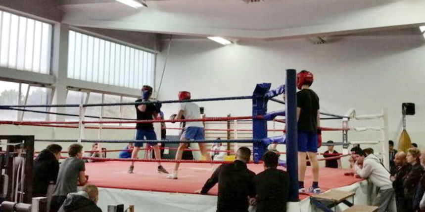 Javni boksački sparing u dvorani BK Diabolik