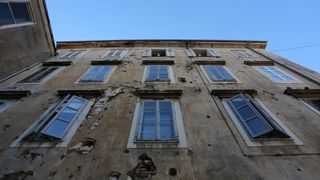 06.11.2013., Zadar – Dotrajale fasade na zgradama u centru grada. Photo: Filip Brala/PIXSELL 06.11.2013., Zadar – Dotrajale fasade na zgradama u centru grada. Photo: Filip Brala/PIXSELL