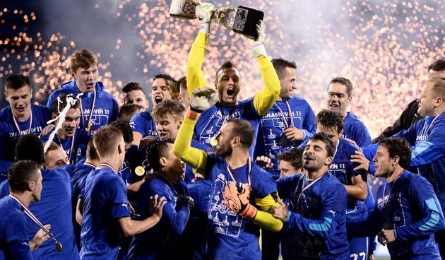 14.05.2016., stadion Maksimir, Zagreb – MAXtv 1. HNL, 36. kolo, NK Lokomotiva – GNK Dinamo. Prvaci drzave. Photo: Marko Prpic/PIXSELL