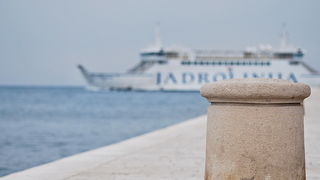 Bura i snijeg u Zadru 1. veljače 2012, Foto: Duje Surać