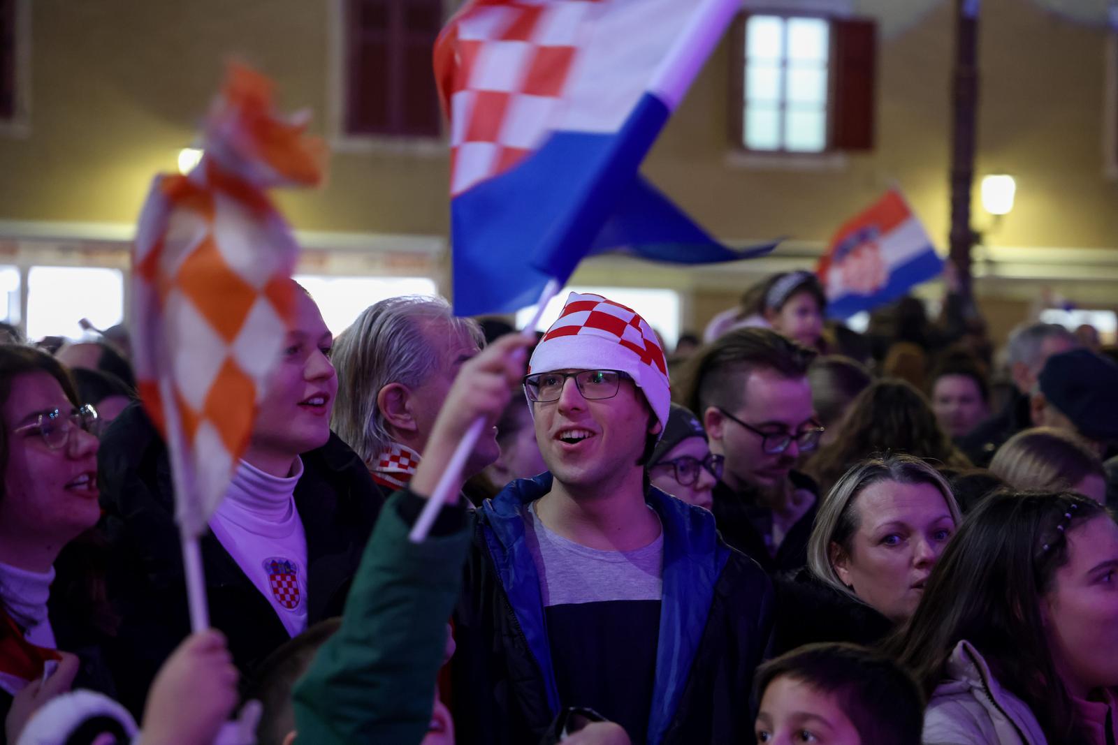 Doček rukometaša u Zadru Doček rukometaša u Zadru