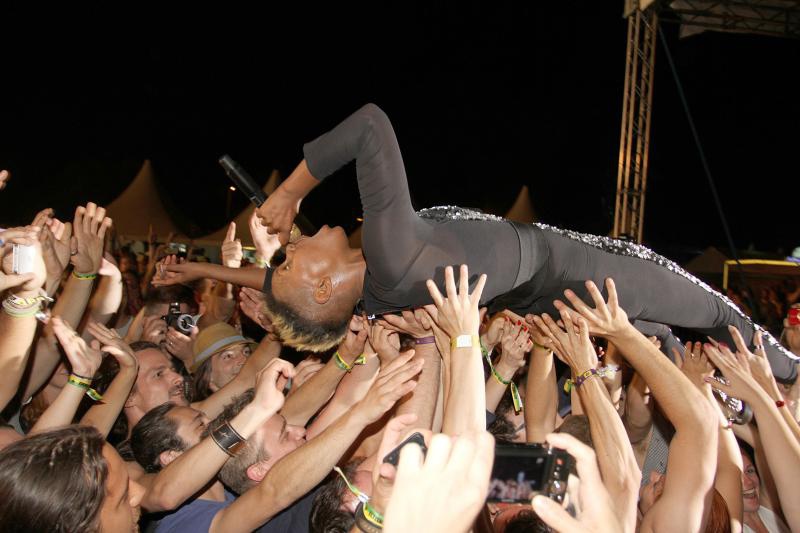 Skunk Anansie i Dubioza kolektiv oduševili nekoliko tisuća posjetitelja. Photo: Kristina Stedul Fabac/PIXSELL Skunk Anansie i Dubioza kolektiv oduševili nekoliko tisuća posjetitelja. Photo: Kristina Stedul Fabac/PIXSELL