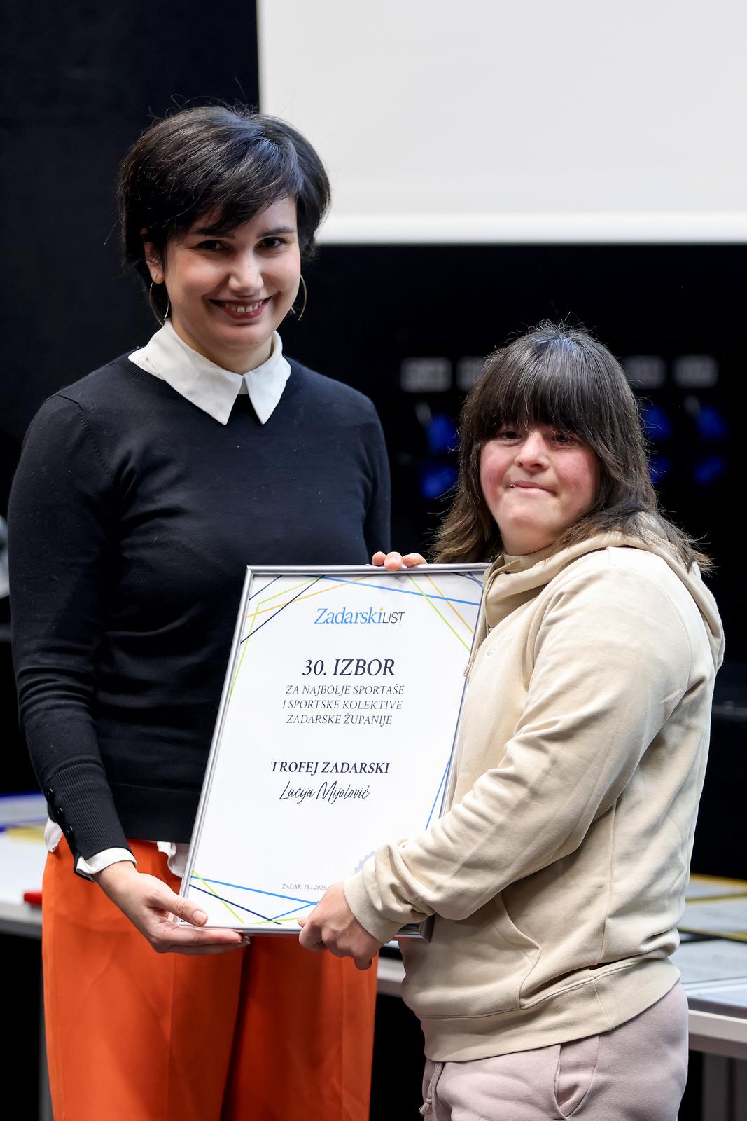 dodjela nagrada za najbolje sportaše i sportske kolektive Zadarske županije dodjela nagrada za najbolje sportaše i sportske kolektive Zadarske županije