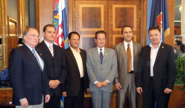 Predstavnici pikado Federacija na prijemu u Gradu Zadru